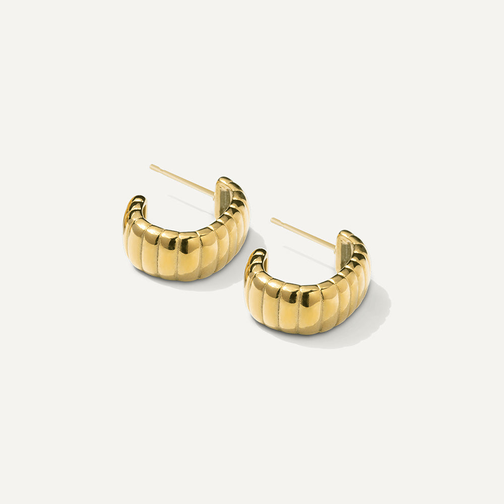 Daylight Huggie Earrings - Timeless Jewels by Shveta