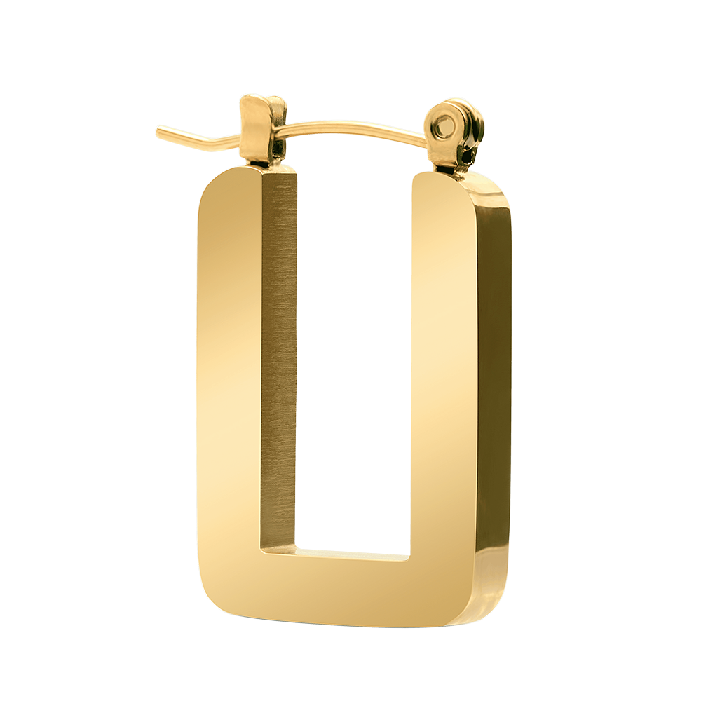 Radiant Oblong Hoops - Timeless Jewels by Shveta