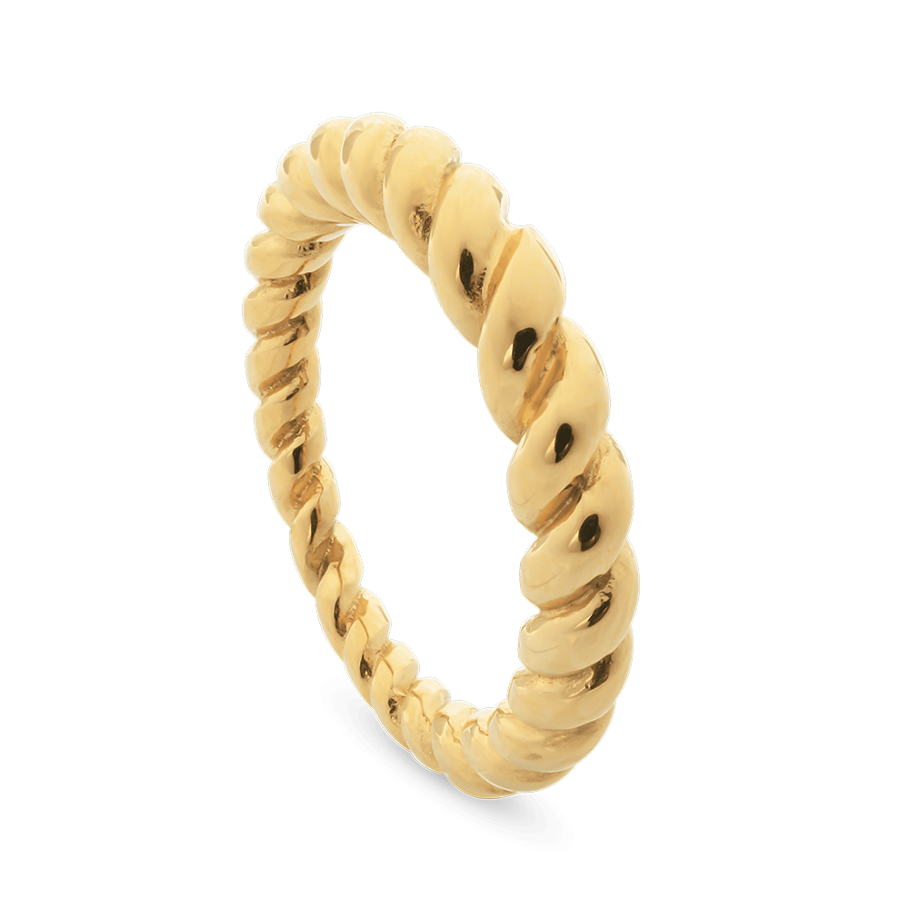 Luna Twisted Sleek Ring - Timeless Jewels by Shveta