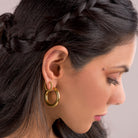 Luna Small Hoops - Timeless Jewels by Shveta