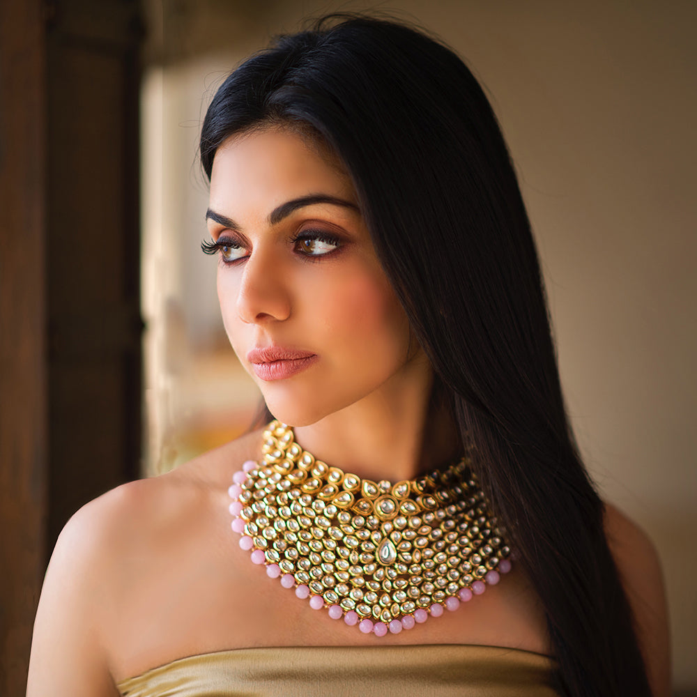 Maharani Kundan Neckpiece - Timeless Jewels by Shveta