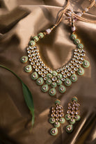 Mint Green Kundan Necklace - Timeless Jewels by Shveta