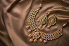 3 Layered Blush Pink Kundan Necklace - Timeless Jewels by Shveta