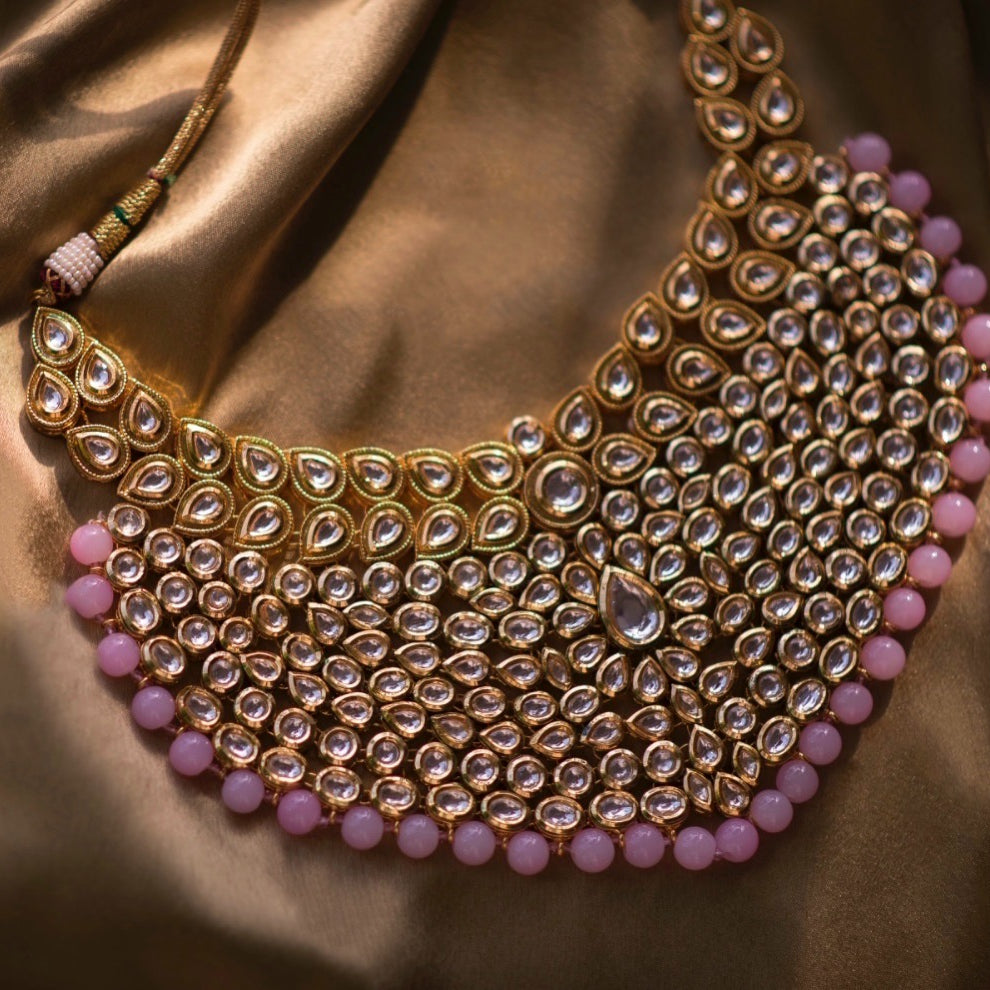 Maharani Kundan Neckpiece - Timeless Jewels by Shveta 