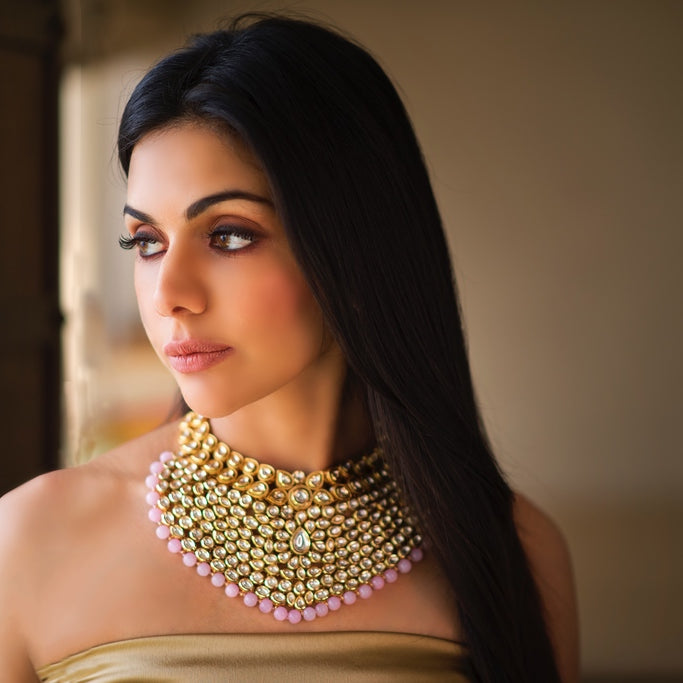 Maharani Kundan Neckpiece - Timeless Jewels by Shveta 