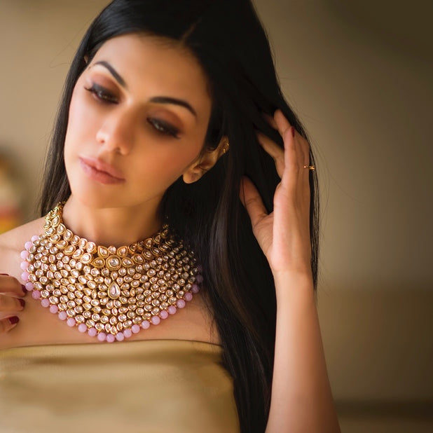 Maharani Kundan Neckpiece - Timeless Jewels by Shveta