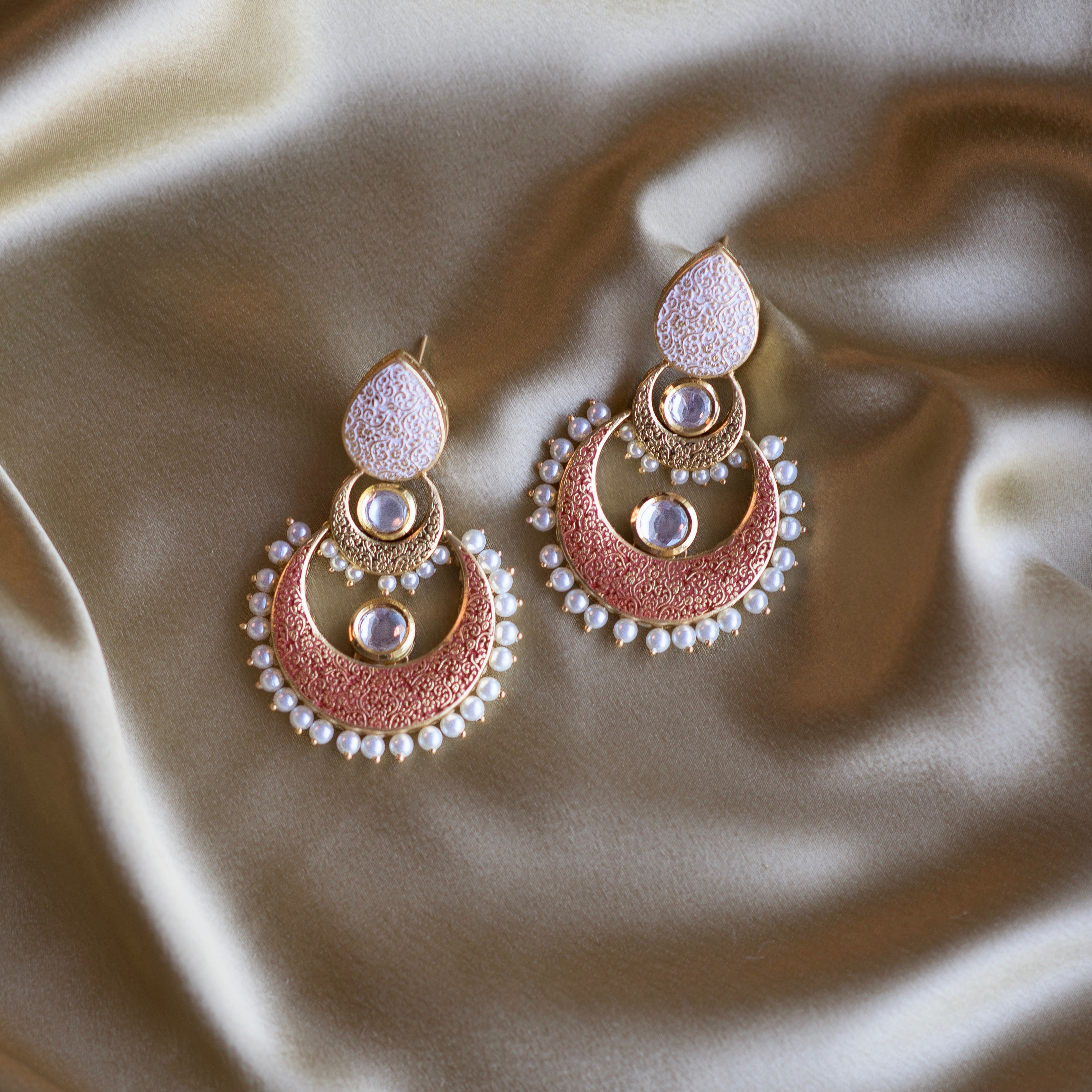 Marigold Drop Earrings - Timeless Jewels by Shveta