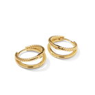 Luna Double Band Earrings - Timeless Jewels by Shveta