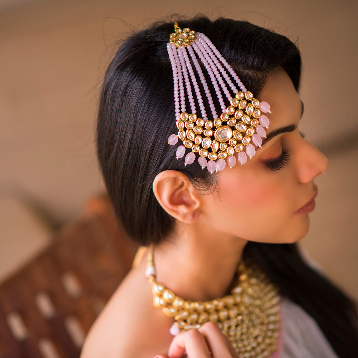 Blush Pink Passa - Timeless Jewels by Shveta 