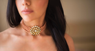 Layered Beaded Centre Piece Choker - Timeless Jewels by Shveta