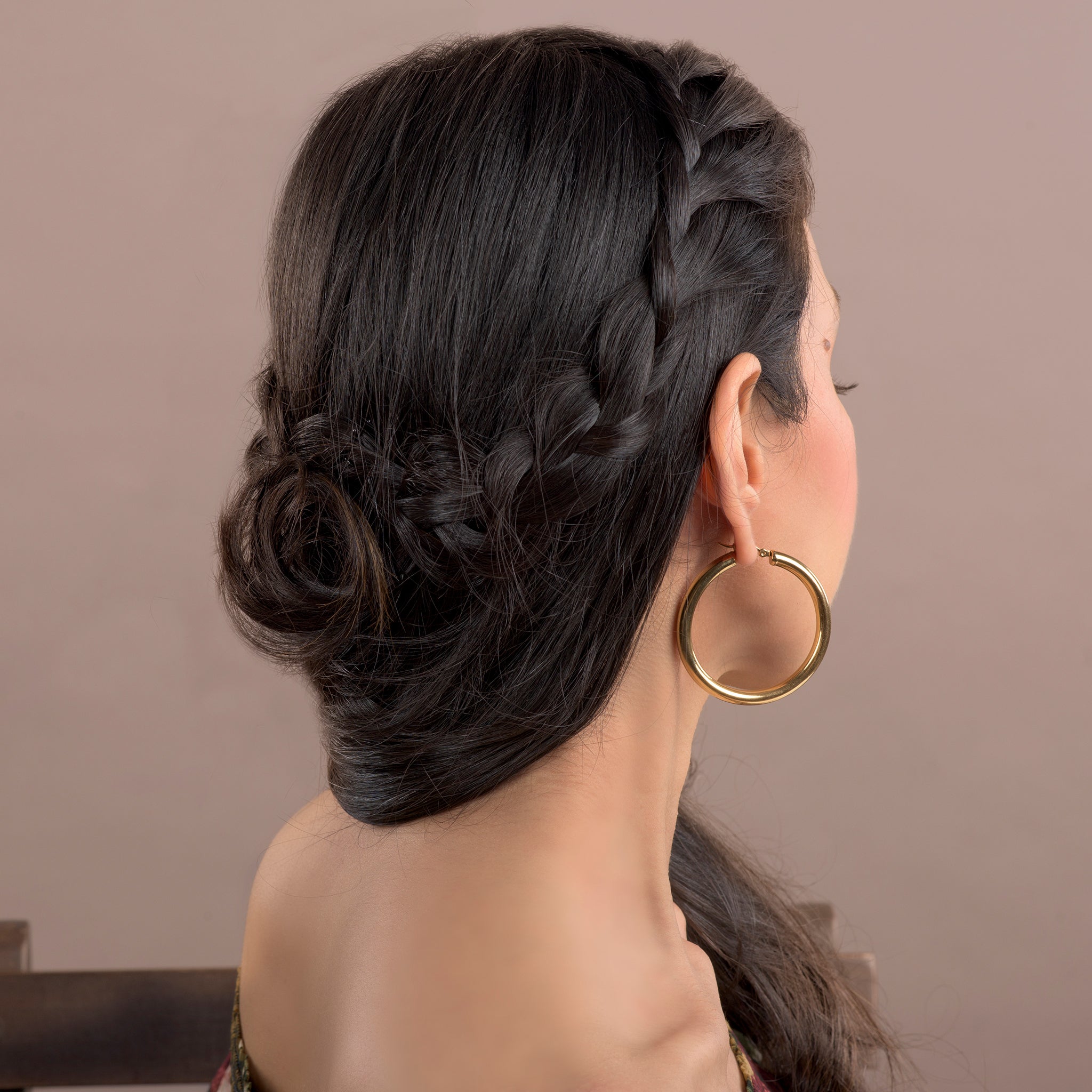 Large 5pm Classic Hoops - Timeless Jewels by Shveta
