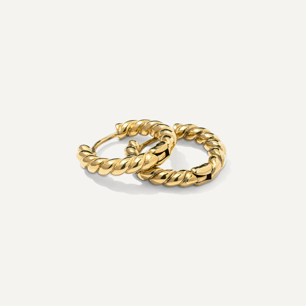 Luna Small Hoops - Timeless Jewels by Shveta