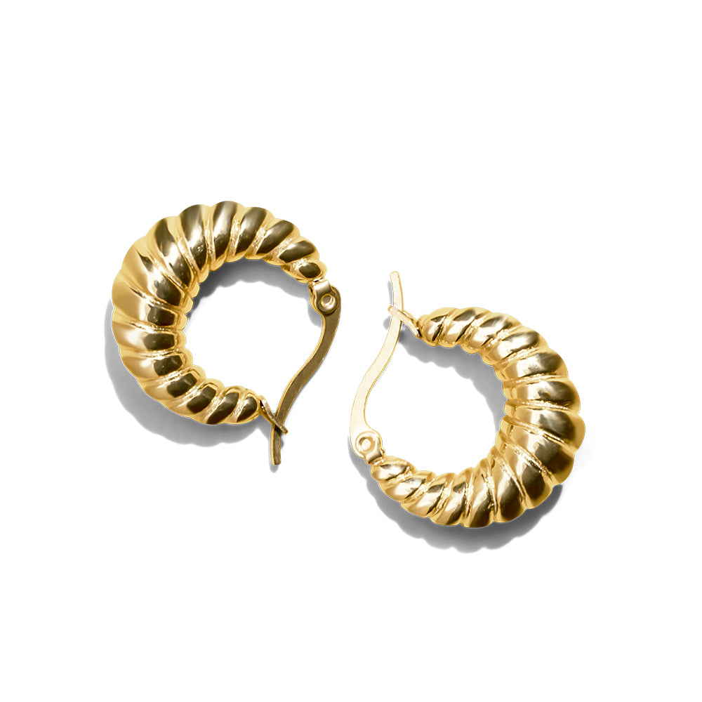 Luna Thick Hoops - Timeless Jewels by Shveta