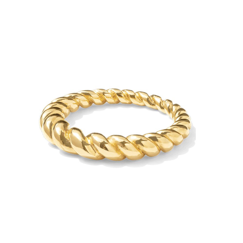 Luna Twisted Sleek Ring - Timeless Jewels by Shveta