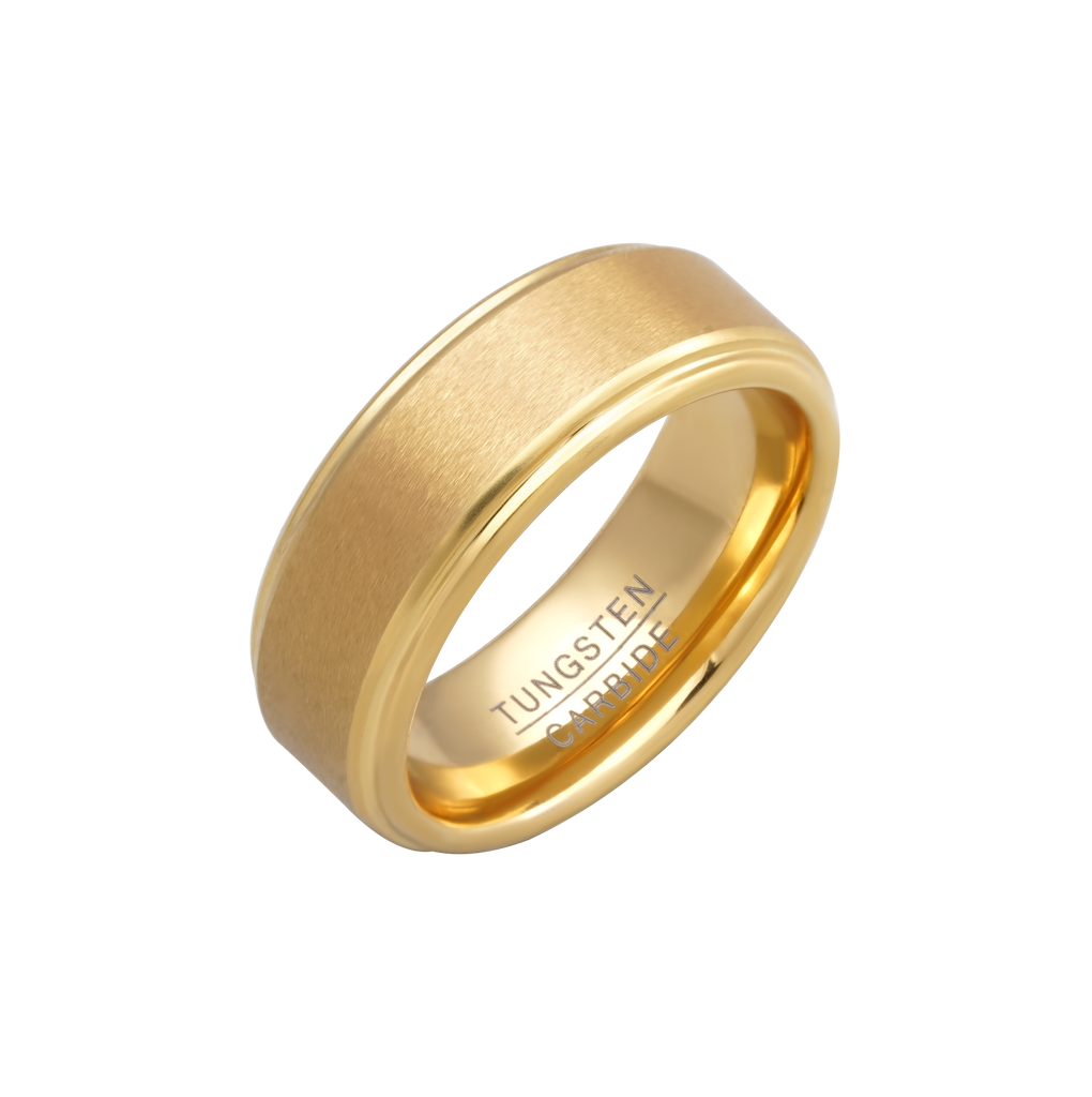 Tungsten Dome Ring (Gold)