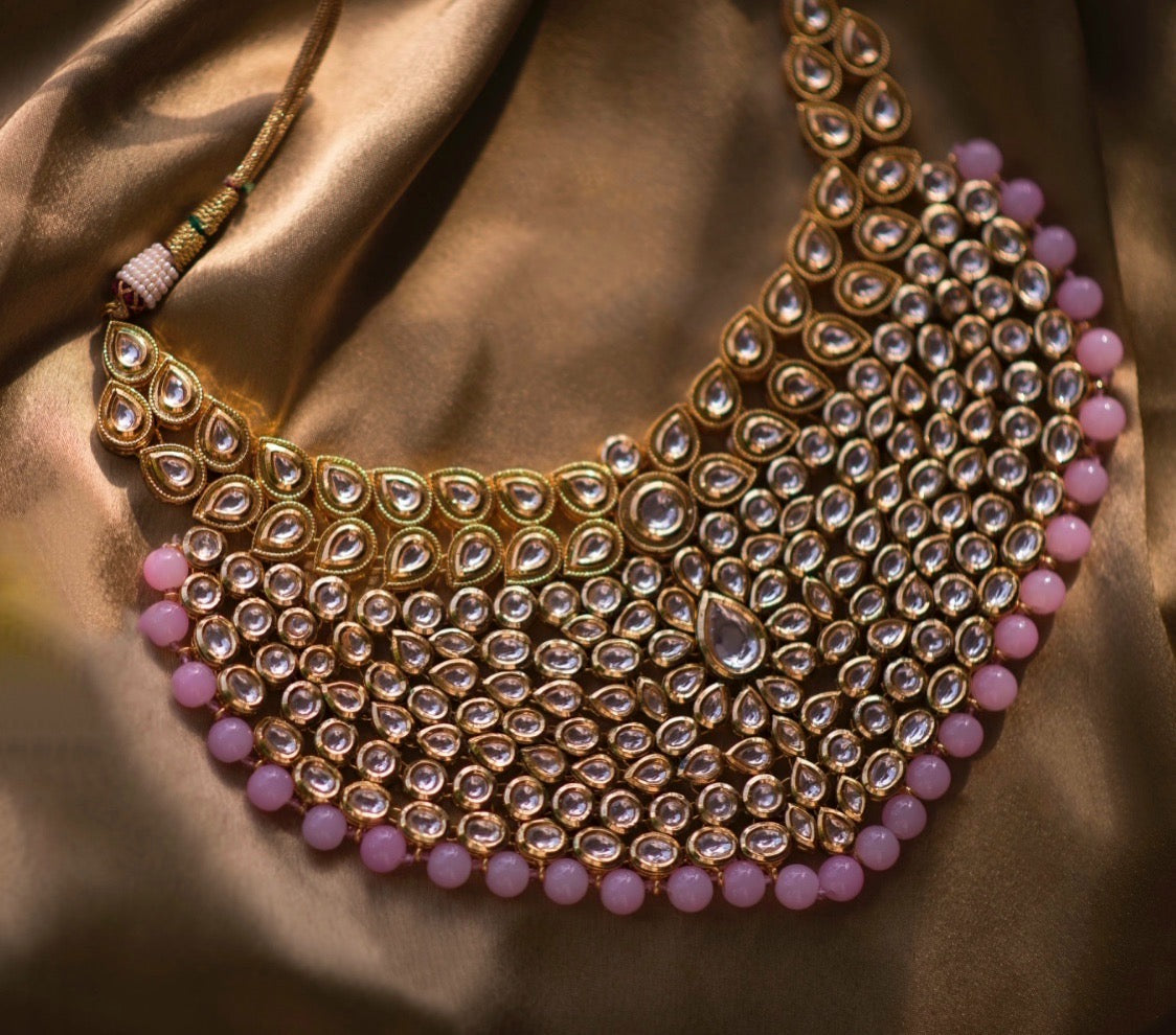 Maharani Kundan Neckpiece - Timeless Jewels by Shveta 