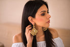 Kundan Chandelier Earrings - Timeless Jewels by Shveta 