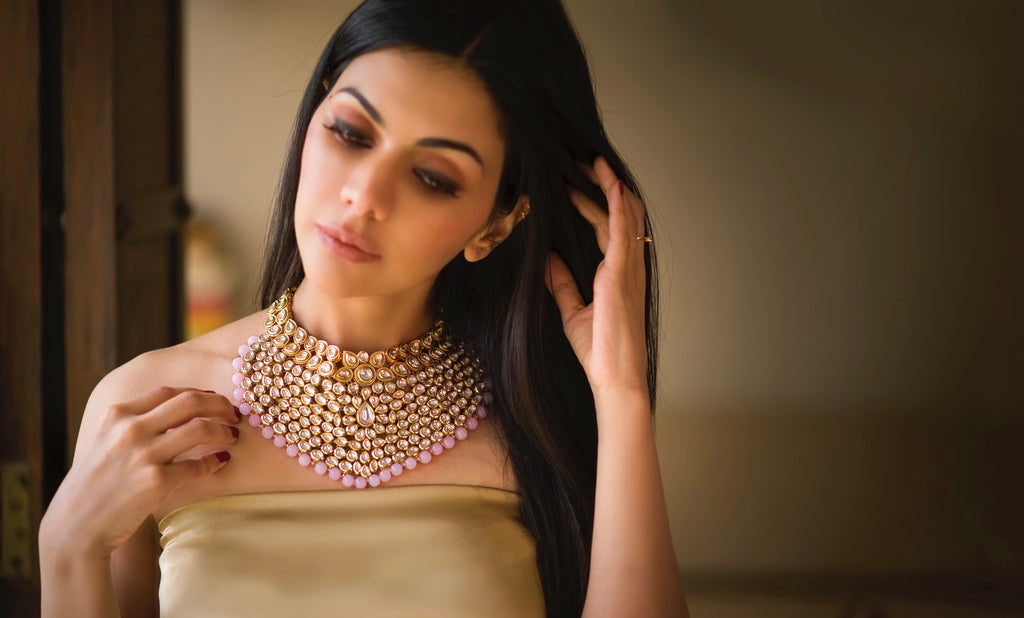 Maharani Kundan Neckpiece - Timeless Jewels by Shveta 
