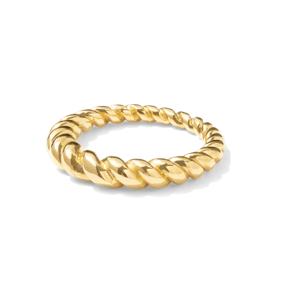 Luna Twisted Sleek Ring - Timeless Jewels by Shveta 